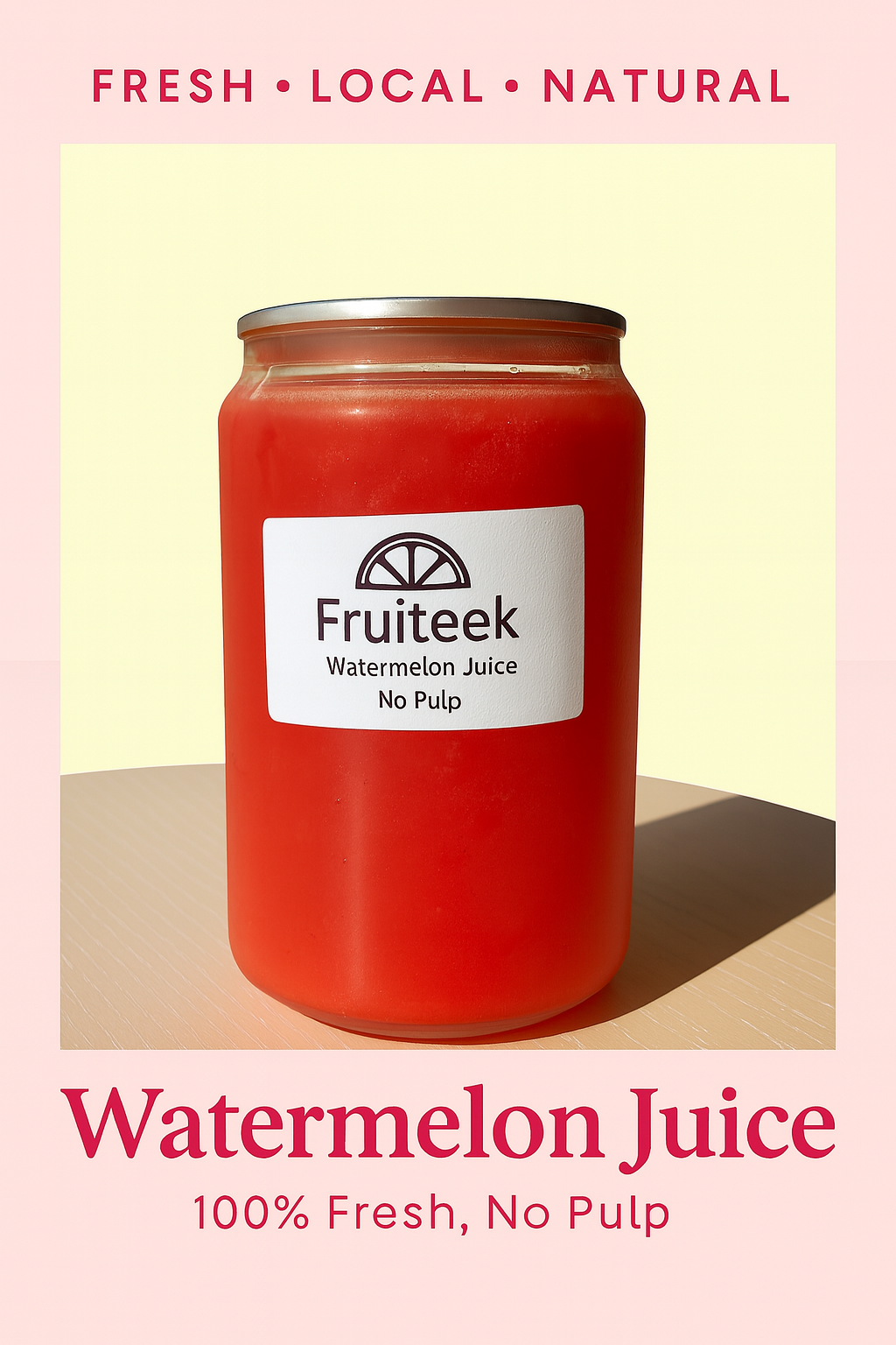 🍉 Fruiteek Watermelon Juice – 100% Fresh, No Pulp
